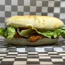 Foto de Hamburguesa de pollo frito Clasica