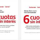 Foto de Cuotas sin interés Santander Rio