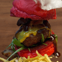 Foto de Burger Apocalipsis con 200 gr de angus de bellota