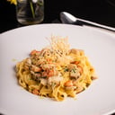 Foto de fettuccine ai frutti di mare 