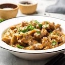 Foto de Lomo al strogonoff con ravioles (Al disco)