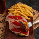 Foto de MILANESA JAMON Y MORRON