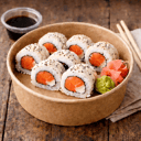 Foto de Uramaki de Salmón