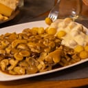 Foto de Lomo al Champignon c/ papas dado a la crema