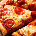 Foto de pizza de jamon y queso