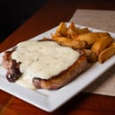 Foto de Ojo de bife a la crema verdeo. 