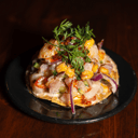 Foto de Tostada de Ceviche de Pescado con Callo Catarina