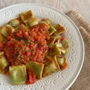 Foto de Ravioles de verdura y ricota masa verde