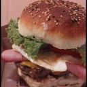 Foto de Hamburguesa completa con fritas