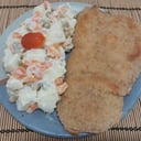 Foto de MIlanesa con ensalada rusa
