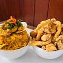 Foto de Chicharrón + Arroz con Marisco