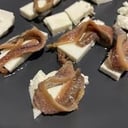 Foto de queso fresco anchoas