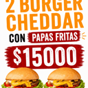 Foto de 2 BURGER CHEDDAR