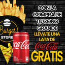 Foto de CONO GRANDE DE PAPAS + LATA COCA COLA MINI
