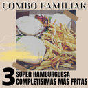 Foto de Combo familiar (3 hamburguesas completes con frtias) 