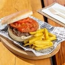 Foto de Churrasco Tomate + papas fritas