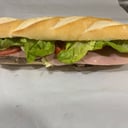 Foto de SANDWICH LOMITO lechuga, tomate, jamon y queso.