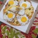 Foto de Muzza con huevo frito