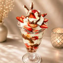 Foto de fresas con crema