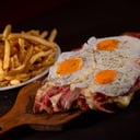 Foto de Milanesa panceta y huevo