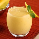 Foto de CREMA DE MANGO EN LECHE ENTERA