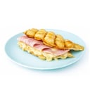 Foto de Waffle Con Jamón y Queso
