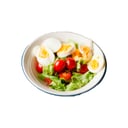 Foto de ENSALADA DE LECHUGA, TOMATE Y HUEVO