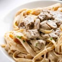 Foto de Fettuccini Stroganoff de Lomo