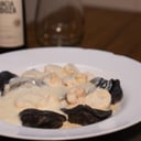 Foto de Sorrentinos de Salmòn con crema y camarones