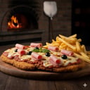 Foto de Pizzanesa de Mozzarella con Jamón (ternera)