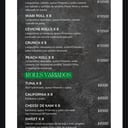 Foto de Carta 6 sushi wom acassuso