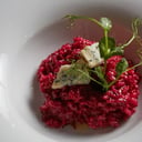 Foto de Risotto de Remolacha&queso azul