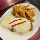 Foto de Milanesa suiza con fritas