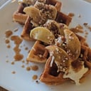 Foto de Waffle de manzana