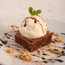Foto de Brownie con helado
