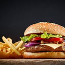 Foto de Hamburguesa con Papas a la Francesa