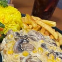 Foto de Pollo con maiz y Champiñones