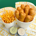 Foto de 10 tequeños con fritas