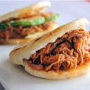 Foto de Arepon carne mechada