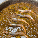 Foto de Arroz meloso de gamba con chipirones con D.O de la Albufera Valenciana