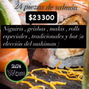 Foto de 24 piezas de Salmón 