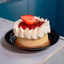 Foto de Cheesecake mini con mermelada de fresa natural hecha en casa