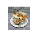 Foto de Torta flores naranjas