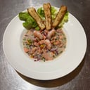 Foto de Ceviche salmón camarón