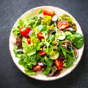 Foto de Ensalada de hojas verdes.