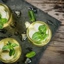 Foto de soda yerba buena