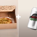 Foto de PROMO #05 - 1 Pizza individual Muzzarella + Gaseosa en Lata
