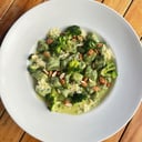 Foto de Ñoquis con crema de brócoli (V)