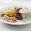 Foto de LOMO CHAMPIÑON CON AGREGADO