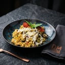 Foto de Risotto Med + tomates secos + albahaca + hongos ahumados 